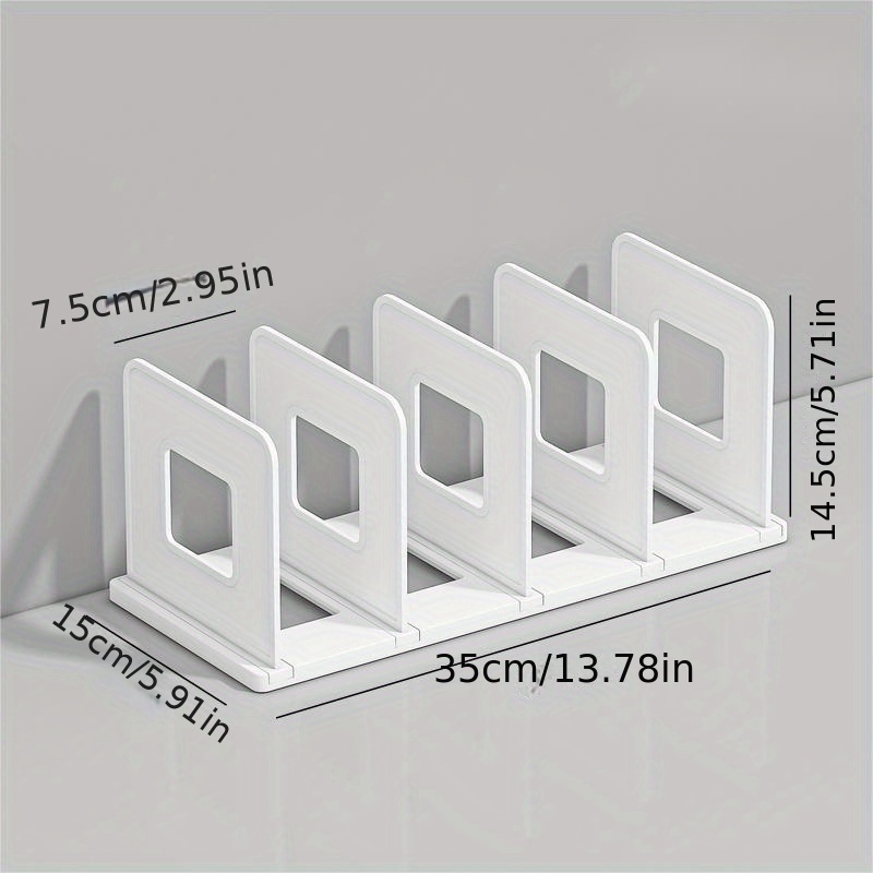 1pc Students' Essential Tool: Foldable Desktop Book Stand And Desk Storage  Rack Partition Board, Creating An Efficient Learning Space