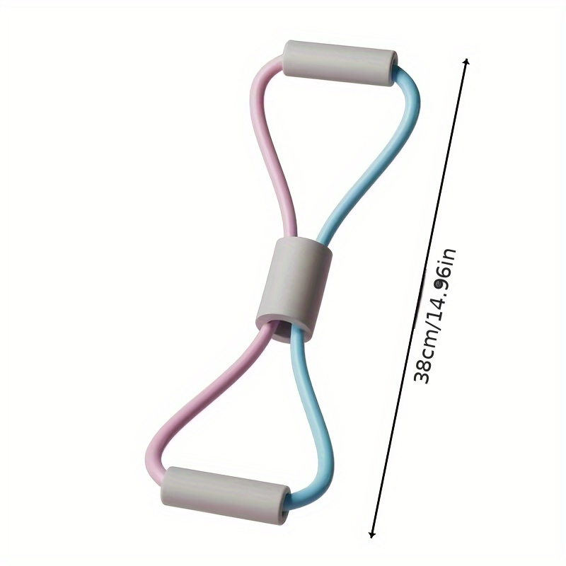 8 Shaped Fitness Tensioner Resistance Stretch Rope for Body Training