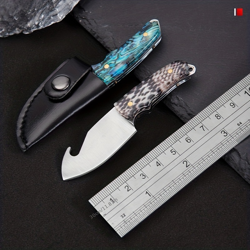 Mini Pocket Knife With Keychain Small Folding Knife Handmade 