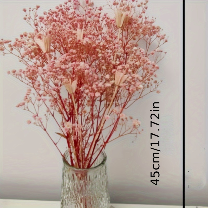 8pcs, Long-Lasting Dried Babys Breath Flowers Bouquet for Weddings, Home  Decor, and DIY Projects