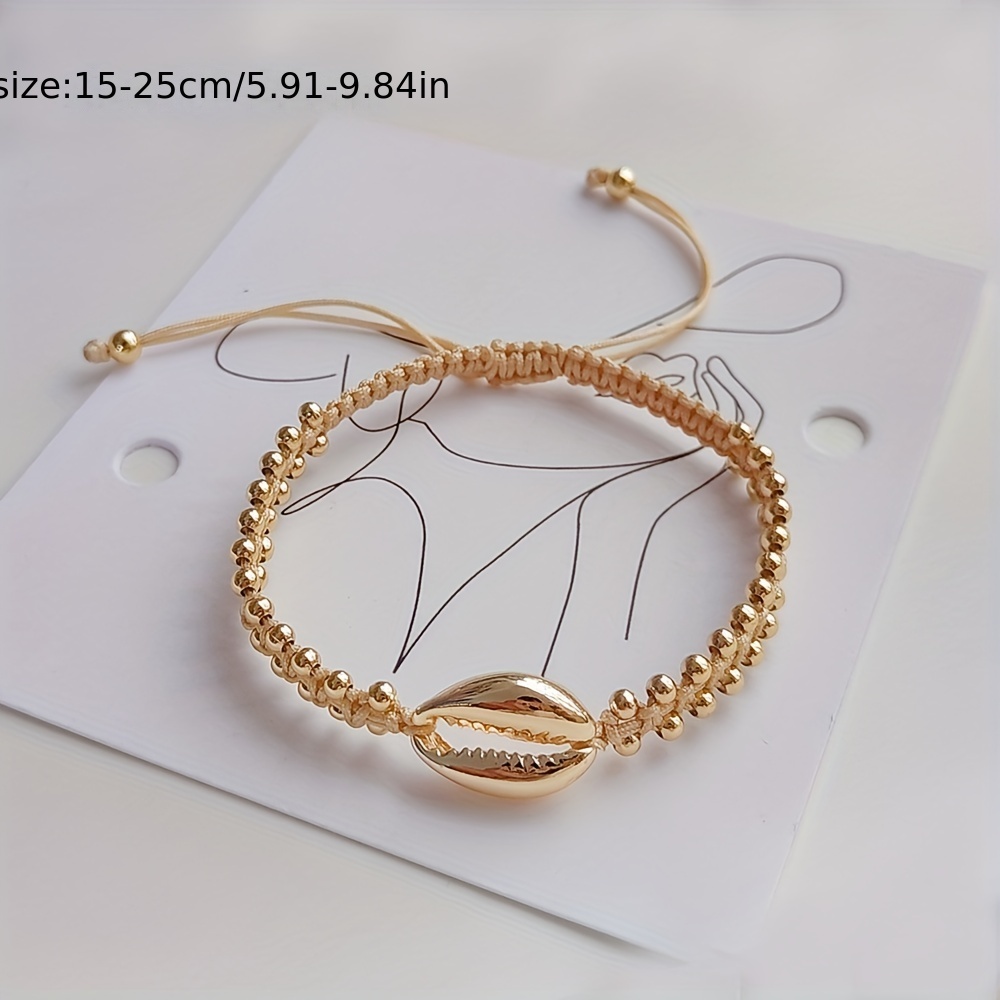 Shell bracelet store gold