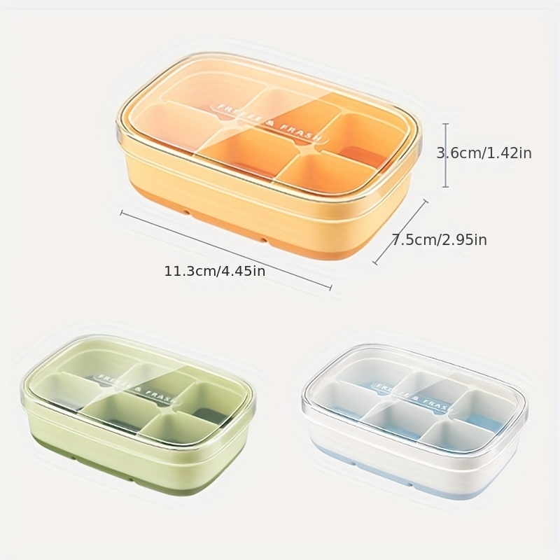 Mini Flexible Bottom Ice Tray Ice Cube Mold Household - Temu