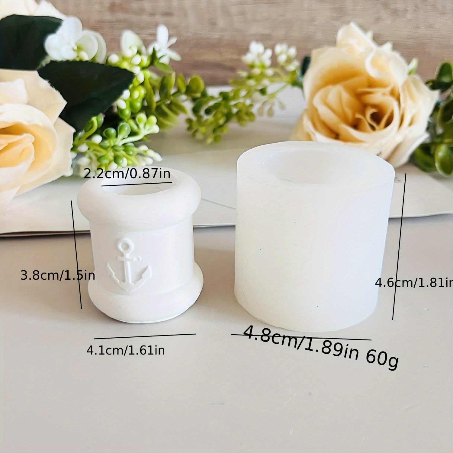 Image of Silicone Mold For Cylindrical Candle Holders, Home Decor, Holiday & Anniversary Gifts, Resin Plaster Crafts, Silicone Mould