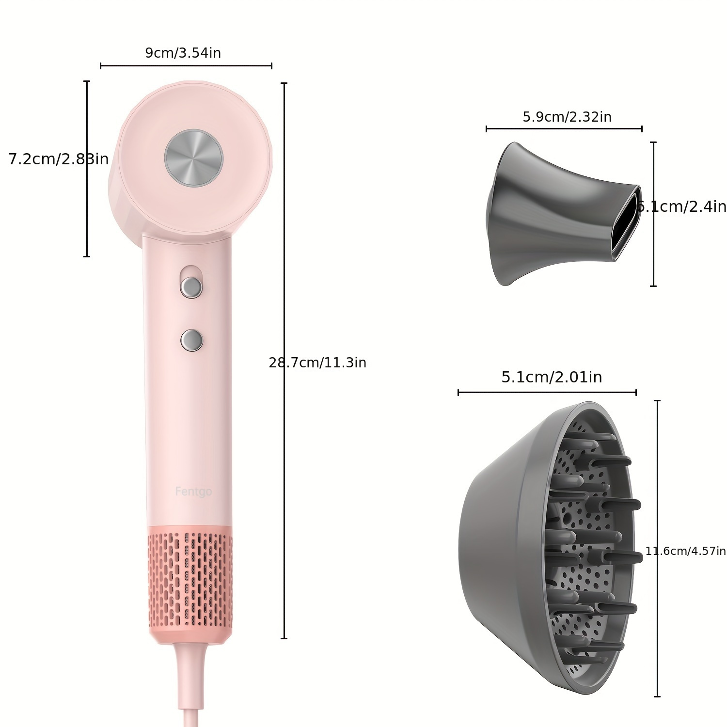 fengki professional pink hair dryer diffuser 110 - Temu