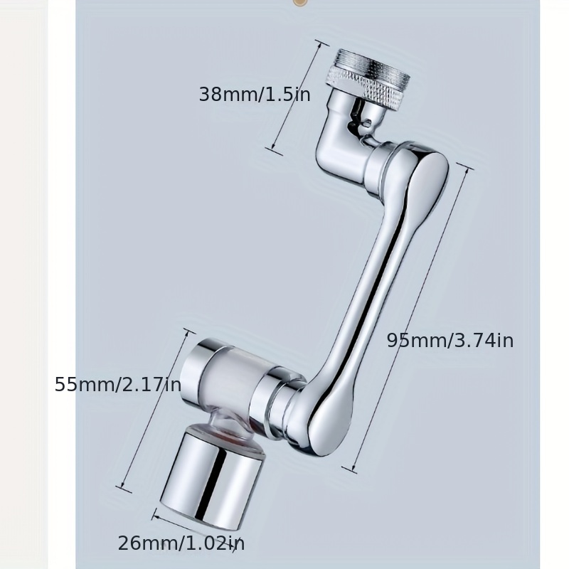 1 Extensor Grifo Rotación Plástico Universal 1080 ° Cabezal - Temu Spain