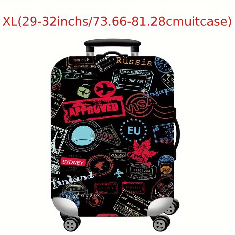 Travel Accessories Luggage Cover Suitcase Protection Baggage Dust Cover  Elasticity Aircraft Trunk Set Case for Travel Suitcase - AliExpress