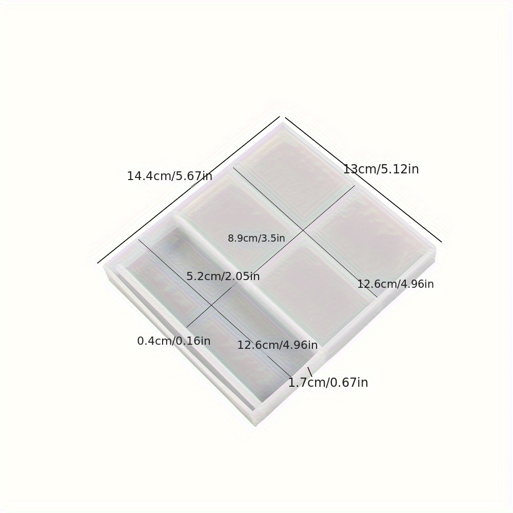 Compatible Withepoxy Photo Frame Molds, Rectangle Heart Shape For Resin  Casting