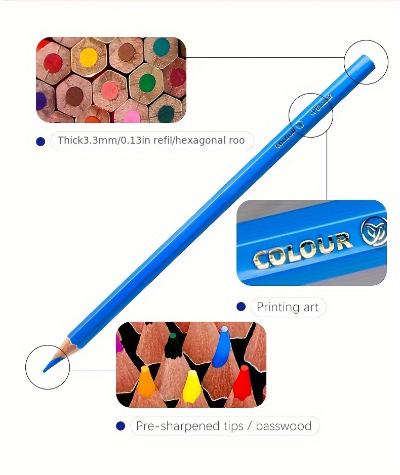 12 48 Color Pencil Child Crayons Set Cute Japanese Korean Stationery