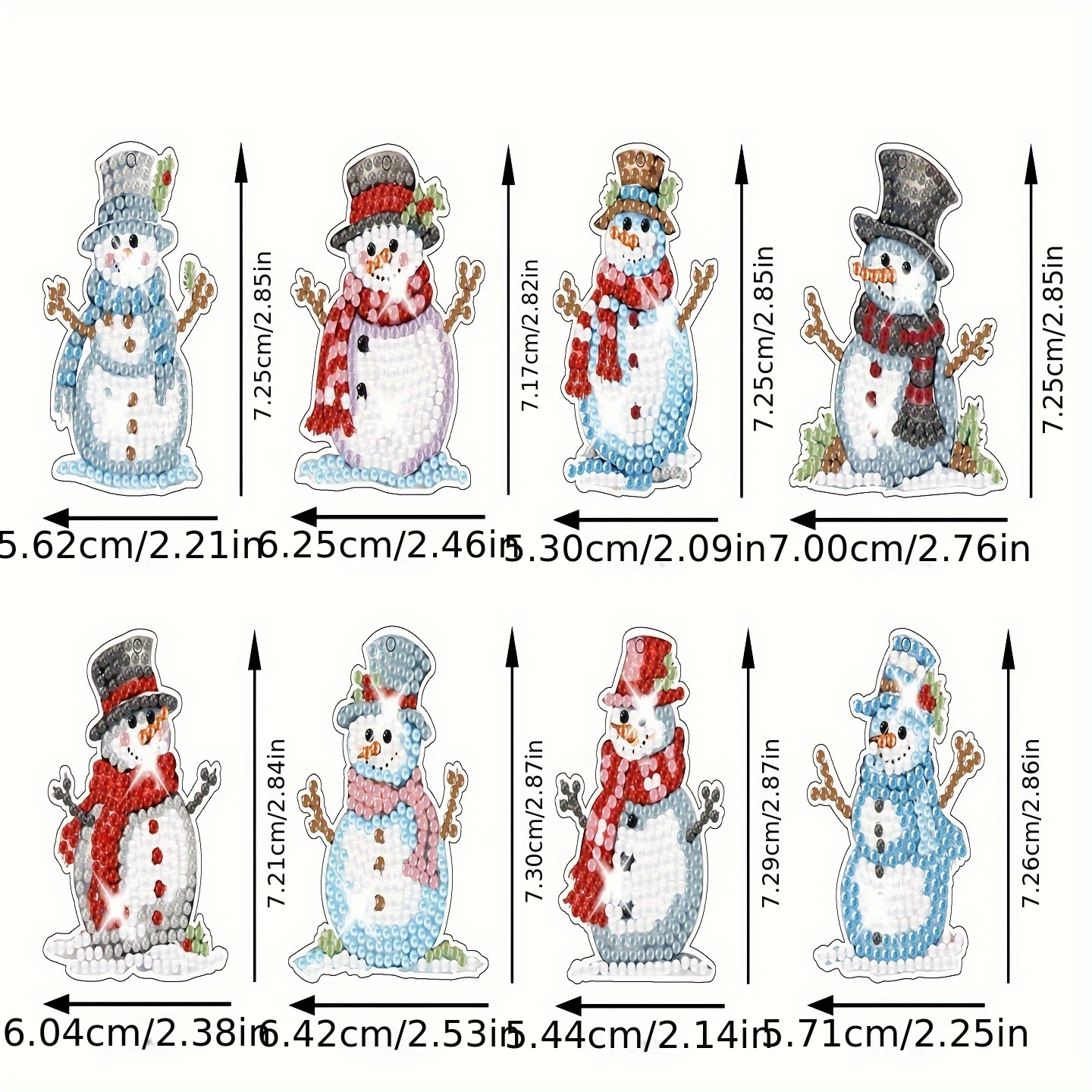 Christmas Diamond Painting Keychain Kit Diy Cartoon Diamond - Temu