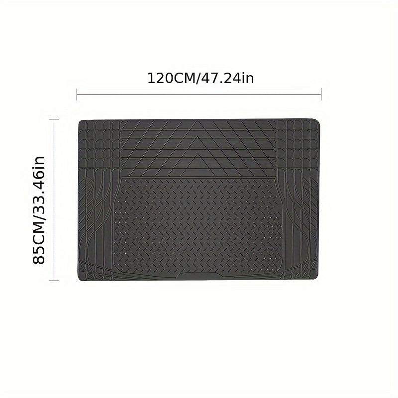 E-shop Auto Kofferraummatte PVC Wasserdicht und Zuschneidbar Universal Matte Verschleißfest und Wasserdicht Auto Innenraum Matte Anti-Rutsch