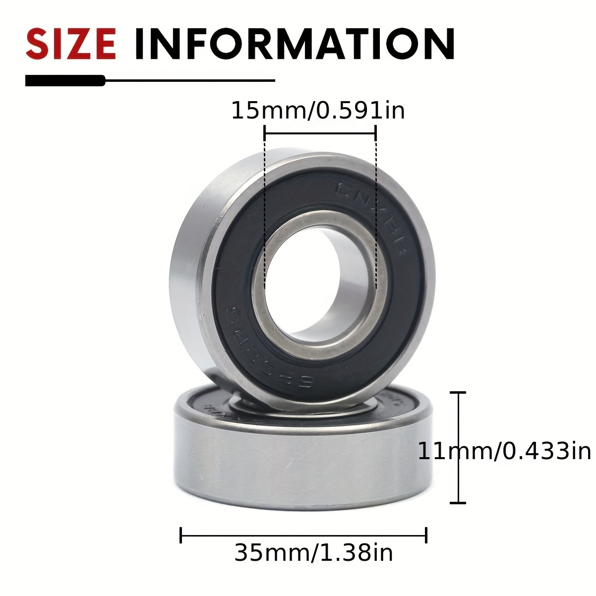 10pcs pack 6202 2rs 6202 zz bearing lubricated chrome steel sealed ball bearing 15x35x11mm bearings with rubber seal high rpm support