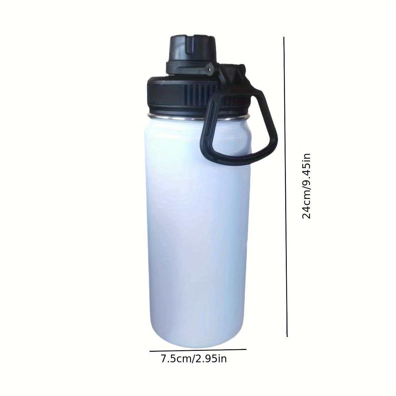 Stainless Steel Double Layer Vacuum Cup, Portable Handheld Insulated Small  Water Bottles For School Sports Travel - Temu