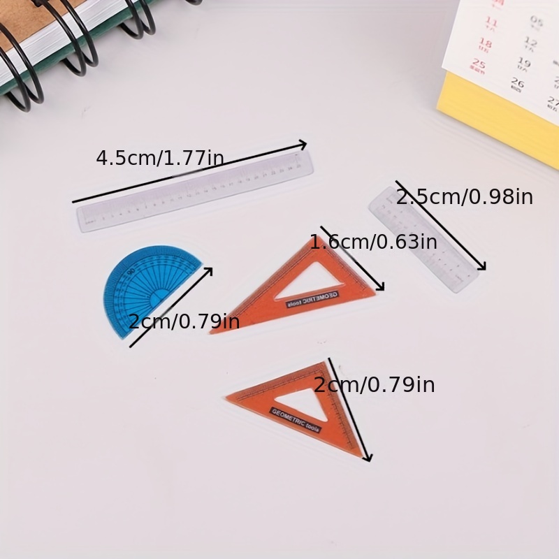 Dollhouse Simulative Mini Ruler, Cutting Board Set, School Supplies,  Miniature Scene Decoration - Temu