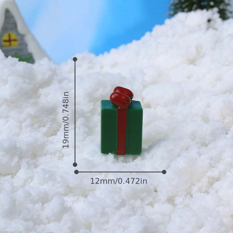 Winter Scarf Snowman Resin Mini Christmas Ornaments - Temu