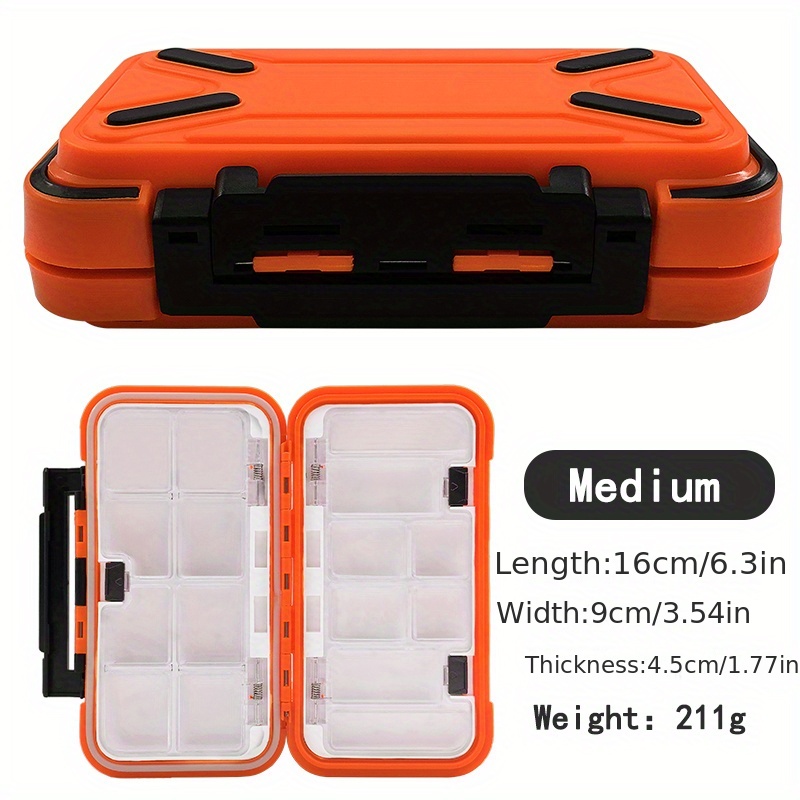 Fishing Waterproof Fishing Tackle Box Double Sided Opening and Closing Bait  Tool Storage Box Multifunctional Goods - AliExpress