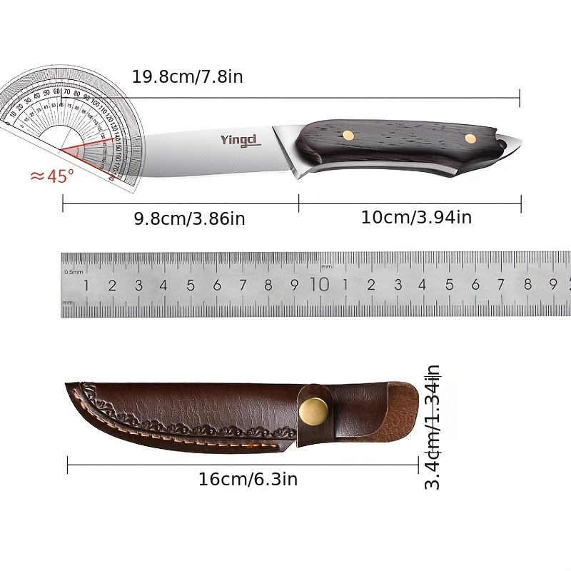 Outdoor Kitchen Knife, Stainless Steel Wayfinder Knife, Survival Knives,  Portable Steak Knives, For Camping, Hiking And More, Outdoor Kitchen  Accessories, Travel Accessories, With Sheath - Temu