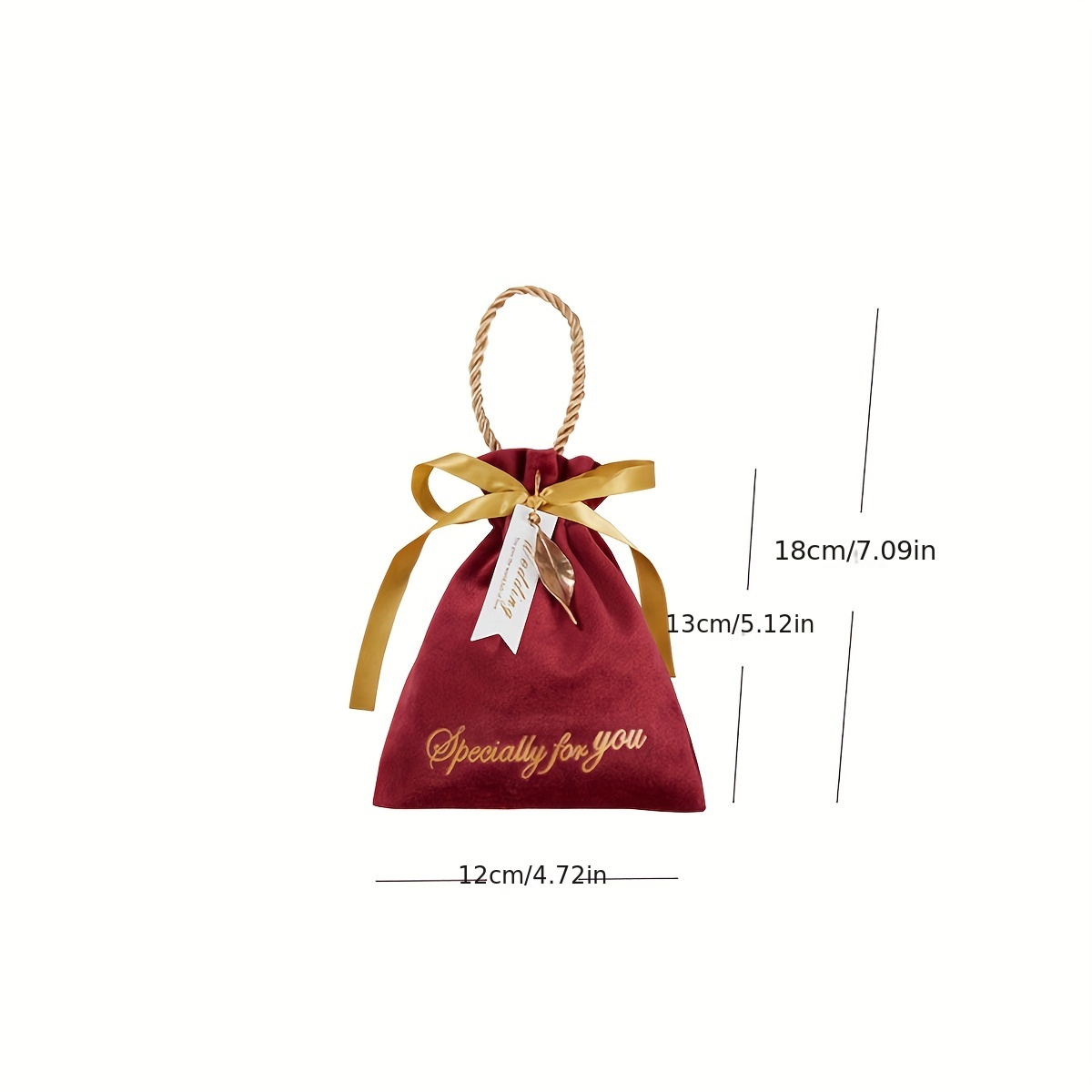 Velvet Jewelry Bags Wedding Party Decor Drawable Bags Gift