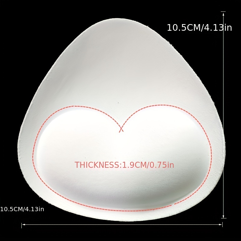 Invisible Bra Insert Pads Enhancer Chest Sponge Anti convex Reusable Women's