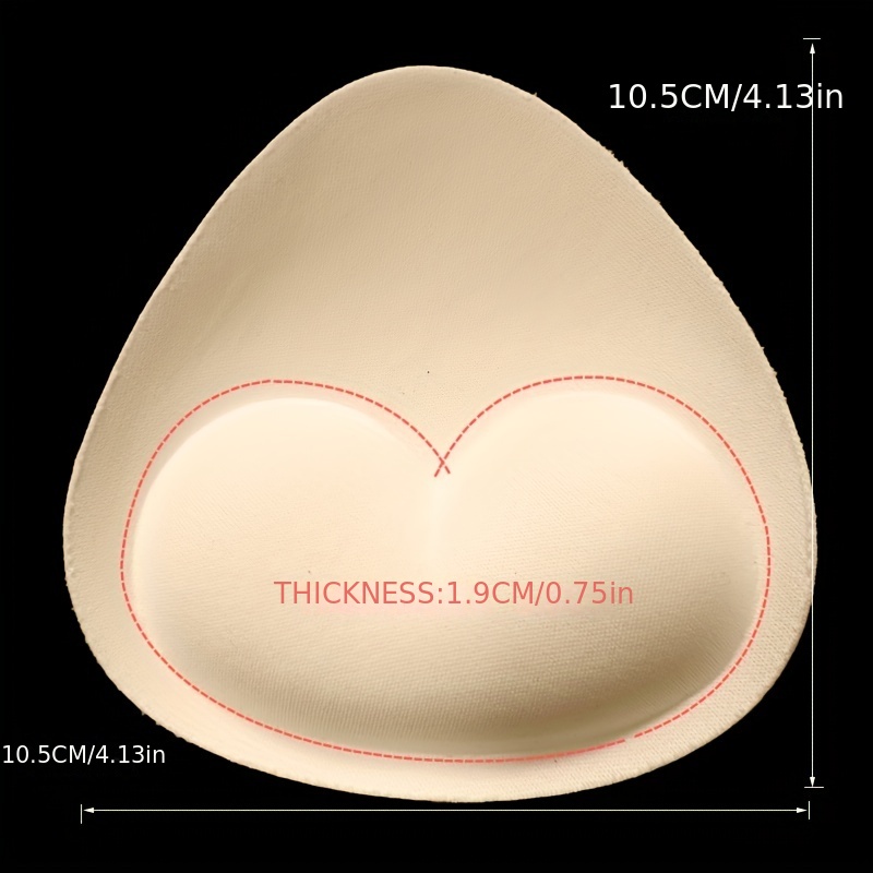 Invisible Bra Insert Pads Enhancer Chest Sponge Anti convex Reusable Women's
