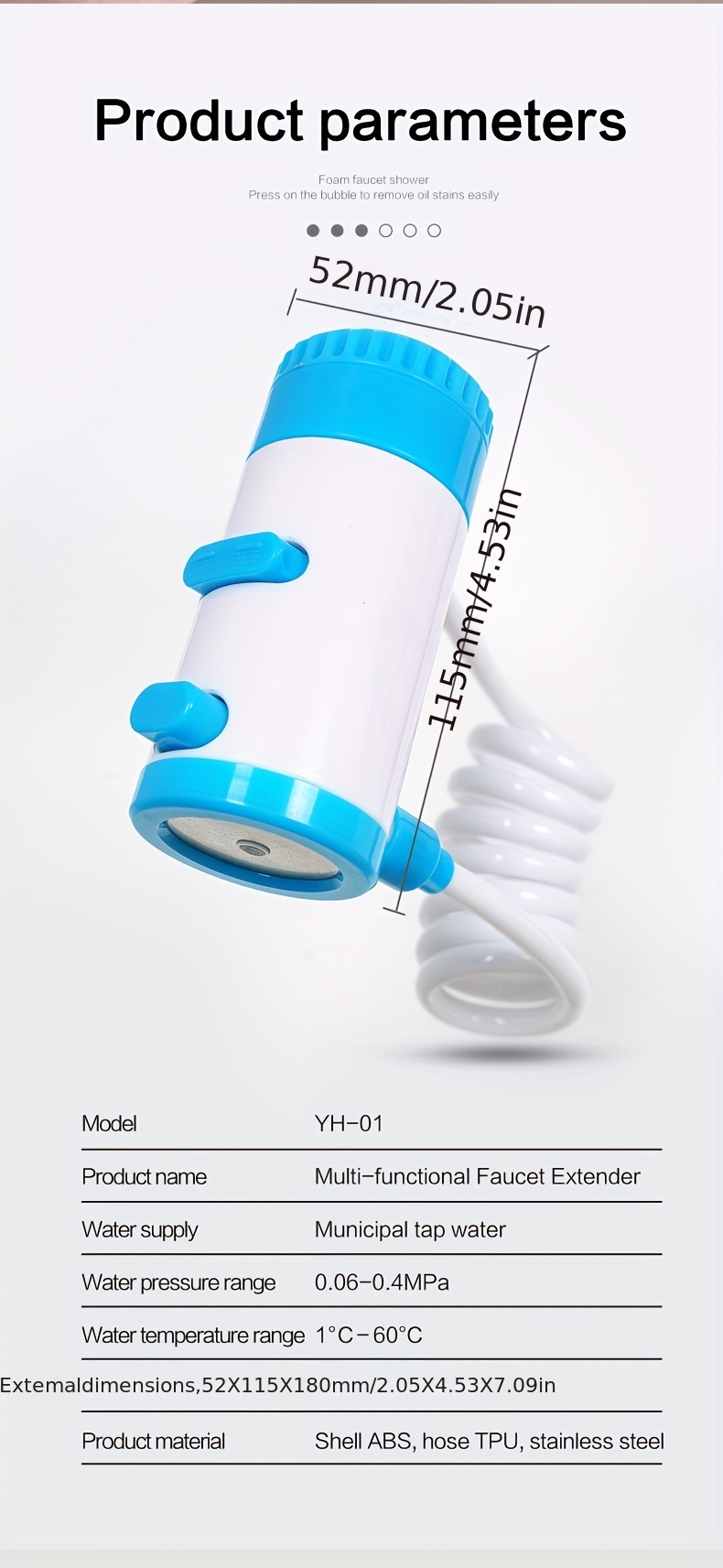 Multi functional Faucet Extender Free Retractable Hose Temu