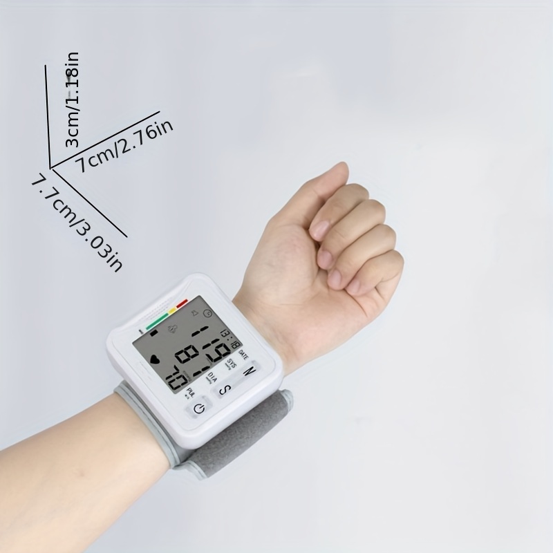 Automatic Talking Wrist Blood Pressure Monitor With Heart - Temu