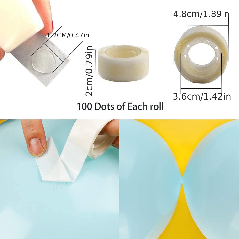 Balloon Arch Kit Balloon Garland Decorating Strip Kit, Balloon Tape Strips  Double Hole With Dot Glue Point Stickers, Balloon Flower Clip, Balloon  Tying Tool, Suitable For Party Birthday Wedding - Temu United