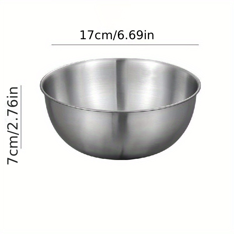 1pc 304 Stainless Steel Mixing Bowl Kitchen Gadgets Kitchen Stuff ...