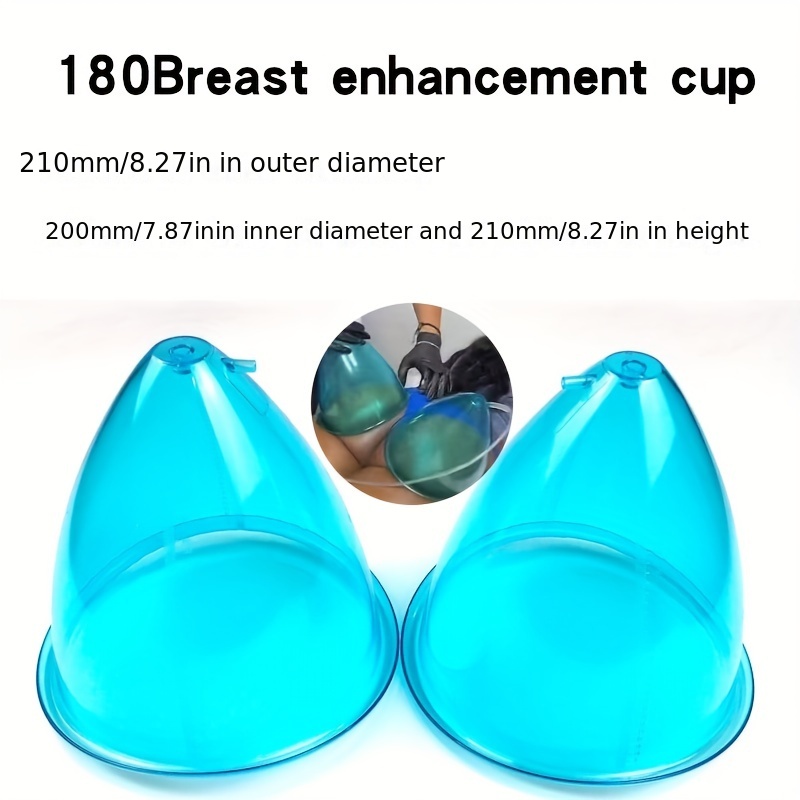 Vacuum Breast Enhancement Cupping Therapy Cups Set Breast Enlarge Pum