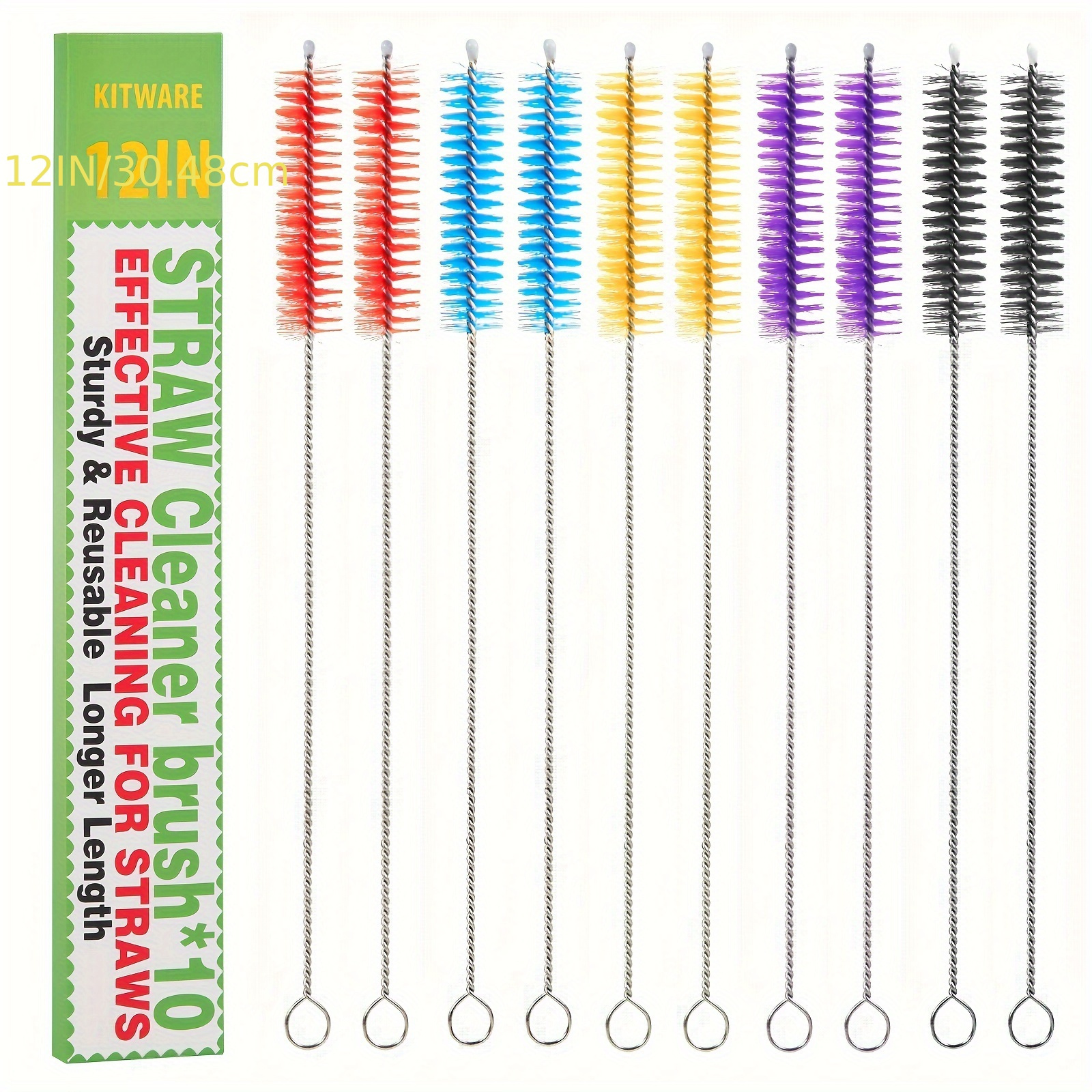 Drinking Straw Cleaner Brush Kit Extra Long Pipe Cleaners Straw