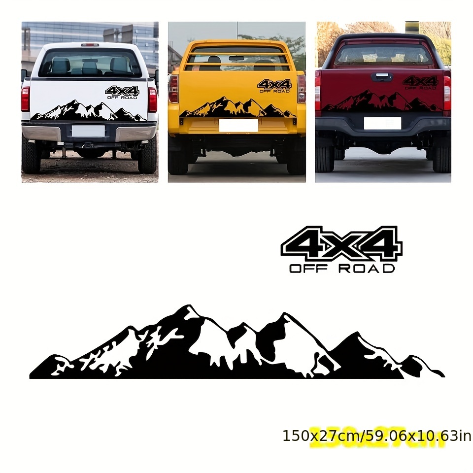 Large Car Stickers, Mountain Car Decals for Men Women, Tree Graphics Side  Vinyl Sticker for Car Body Door, Big Car Decals Stickers for Truck Racing