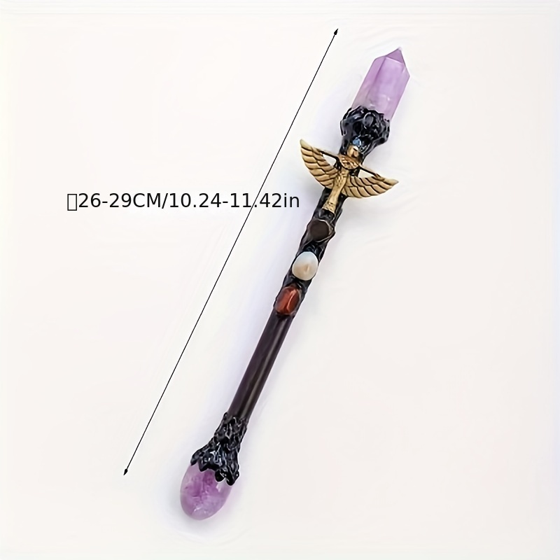 Fairy Magic Wand Synthetic Crystal Witch Prop Decoration - Temu