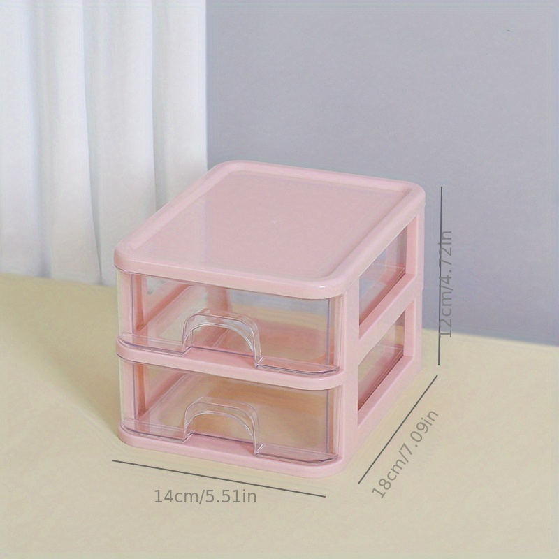 Mini Storage Drawer Cabinet Desktop 2/3/4 layer Drawer Type - Temu