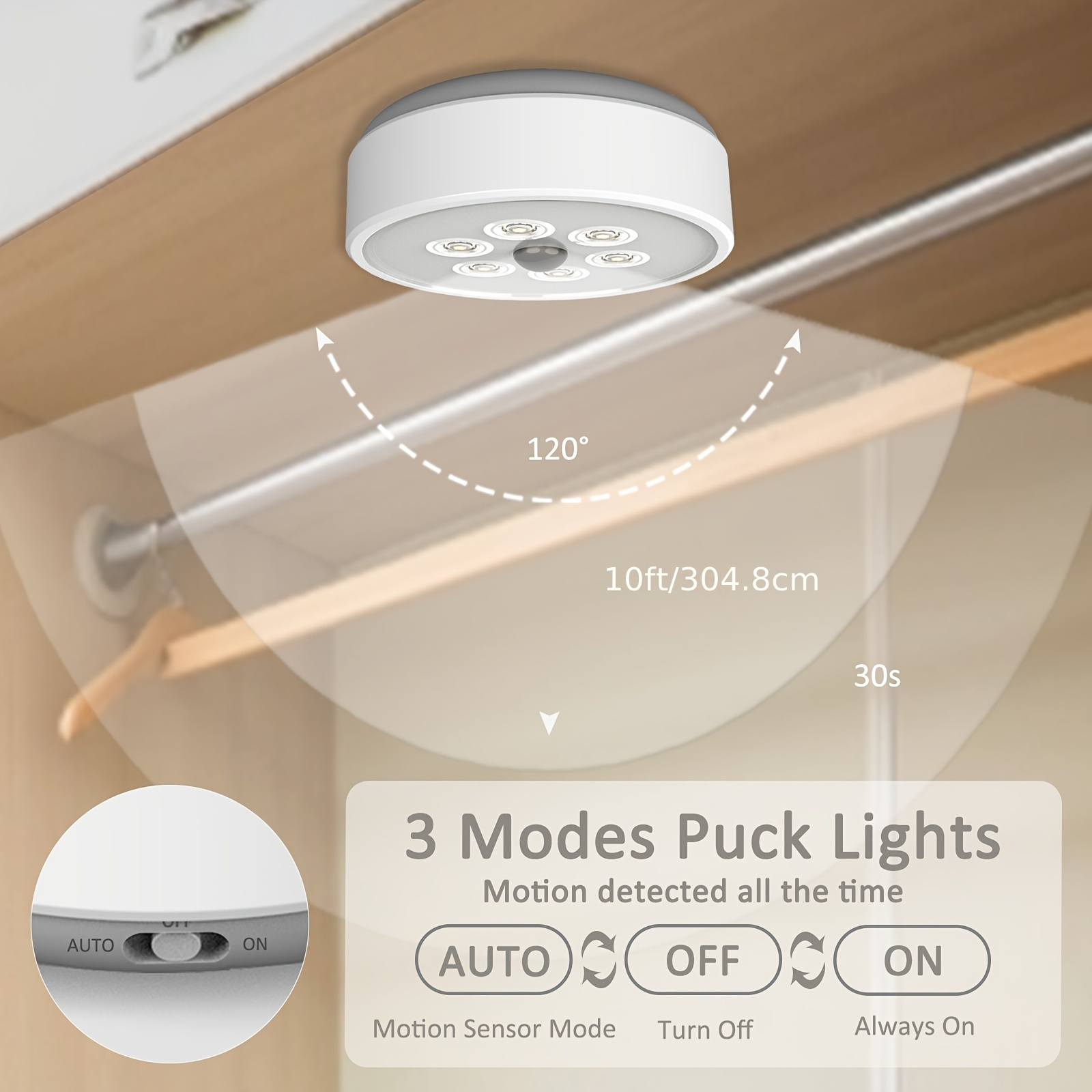 Motion puck online lights