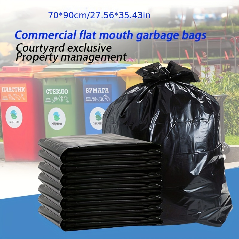 Drawstring Disposable Thick Garbage Bags, Disposable Small Plastic Bags,  Kitchen Bathroom Office Cleaning, Odorless Black Garbage Bags - Temu