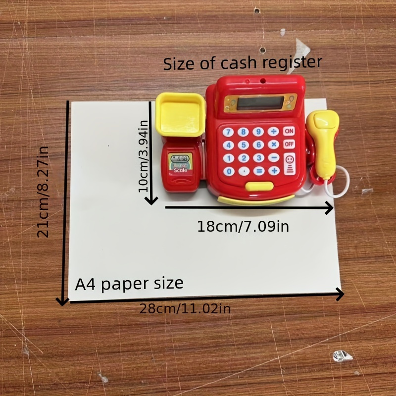 Big cash register sales toy