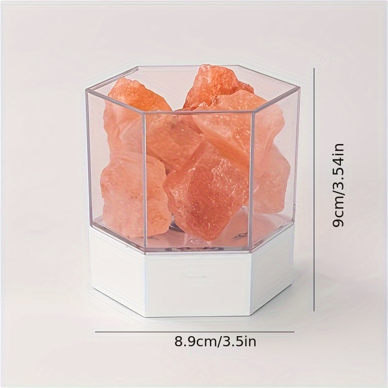 Pink himalayan deals salt night light