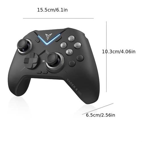 vader 4 controller athletic elite handle wireless gamepad with hall rocker for pc switch mobile