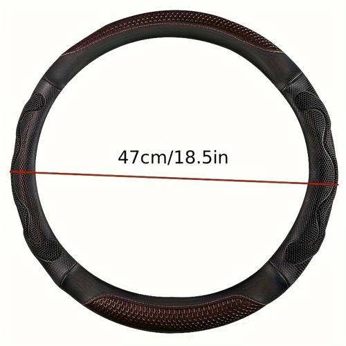 steering wheel cover for large vehicles buses and large trucks anti slip breathable wear resistant outer diameter 17 18 19 inches