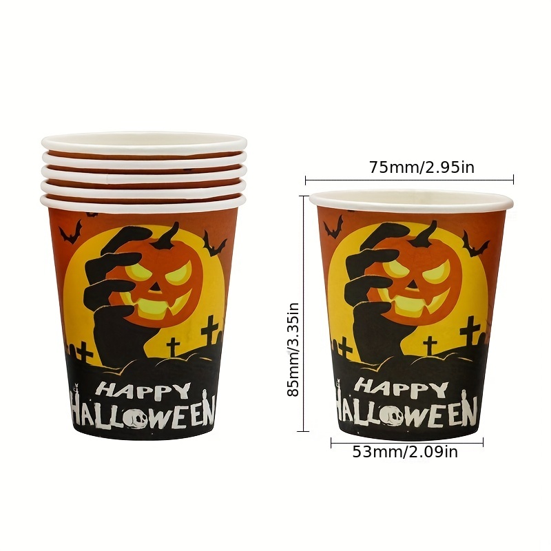 Thanksgiving Holiday 9oz Paper Cups, 8-Count