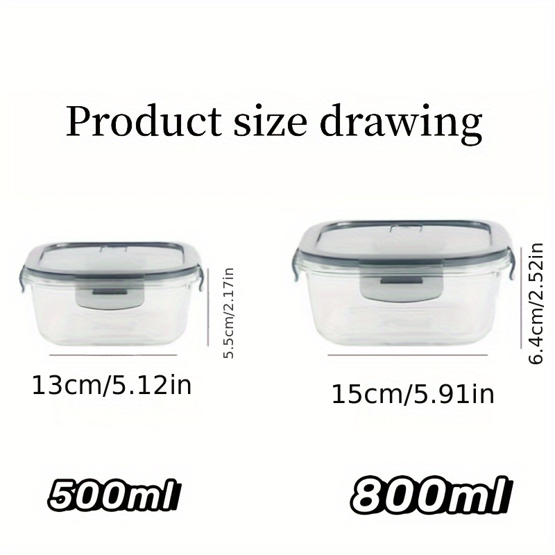 Leak-proof Food-grade Grided Stainless Steel Lunch Box With Transparent And  Visible Lid,, Microwave-safe Convenient Bento Box, For Teenagers And  Workers At School, Canteen, Back School, For Camping Picnic And Beach, Home  Kitchen