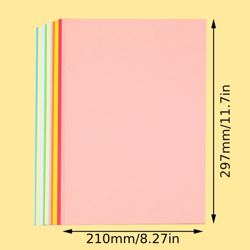 10colors Manufacturers A4 Color Hard Card Paper Thick Hard - Temu