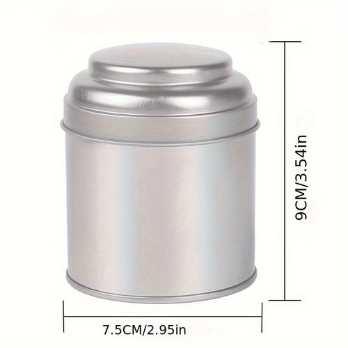 6 pieces of double layered empty tin cans in colors