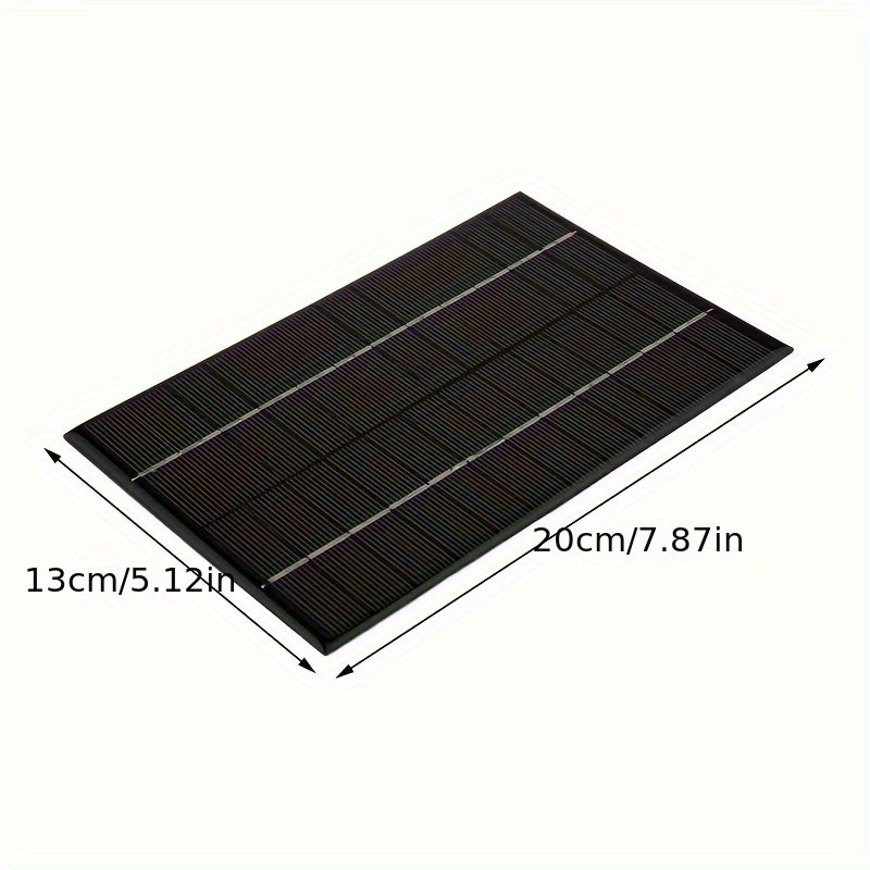 Solar Panel 12V DIY Mini System Portable Battery Cell Phone Charger 1.5w -  4.2w