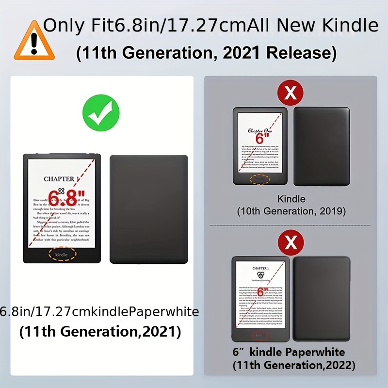  Funda Kindle Paperwhite para 6.8 pulgadas (11ª generación  2021), funda inteligente de piel sintética para Kindle Paperwhite y Kindle  Paperwhite Signature Edition con apagado y encendido automático :  Electrónica