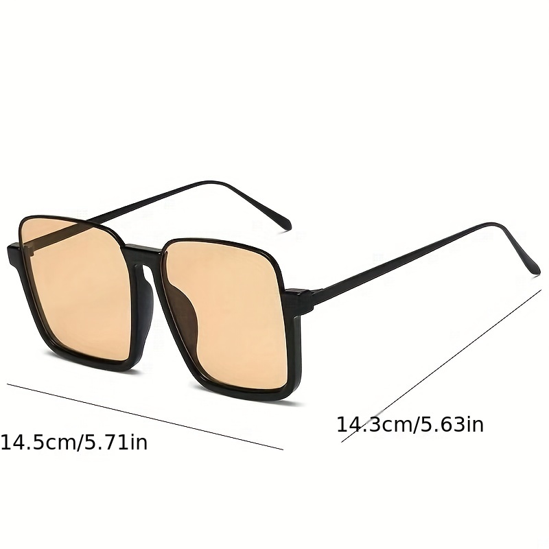 Gafas De Sol Retro De Media Montura, Gafas De Sol Para Exteriores Con  Protección Uv Y Lentes Grandes Retro, Gafas De Sol Para Mujer, Compra En  Temu Y Empieza A Ahorrar