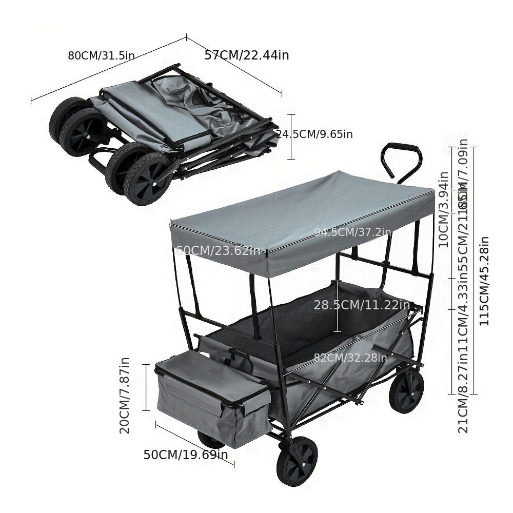 Pull along camping trolley online