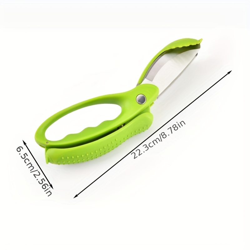 Salad Chopper Scissors Lettuce Chopper Stainless Steel Salad Cutting Tool  Salad Scissors for Chopped Salad for