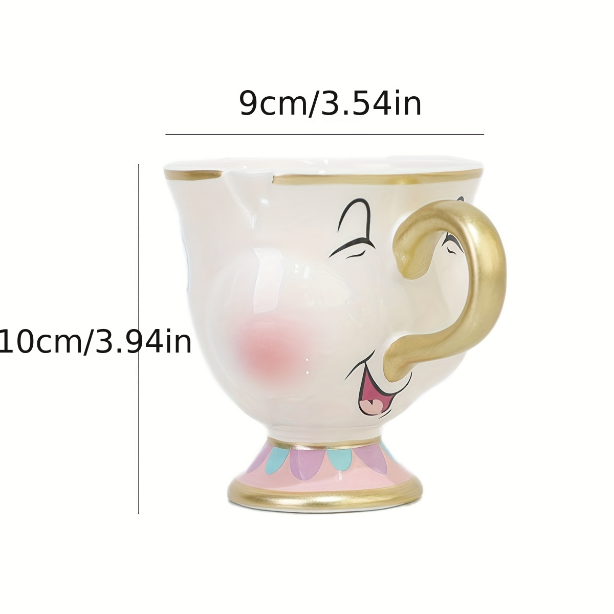 disney Beauty and the Beast Ceramic Travel Mug