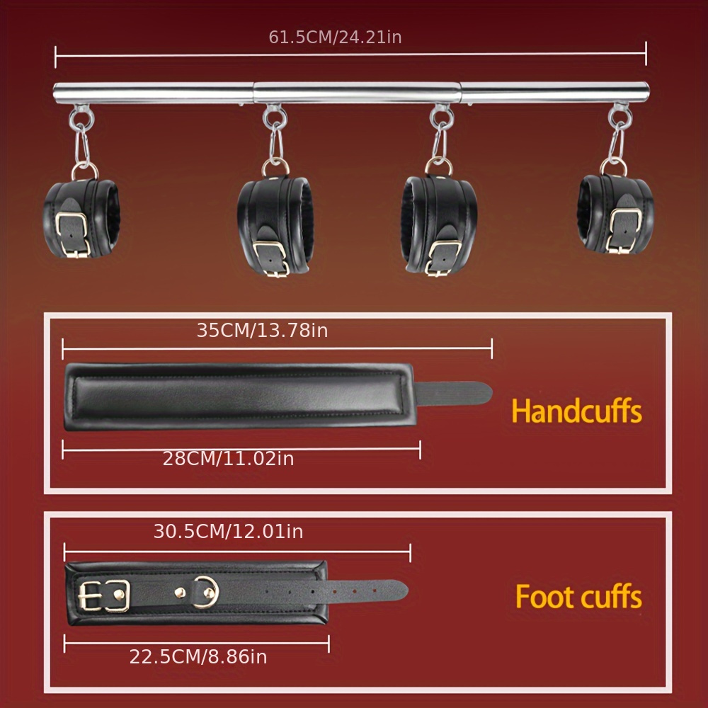 sex toy shower Sm Props Bondage Training Sex Toys Leather Handcuffs Collar main image 1