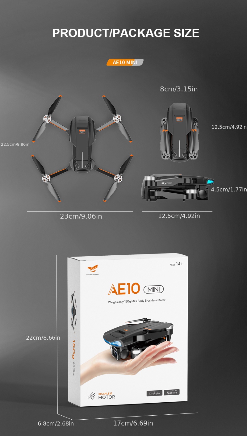 kxmg ae10 rc drone hd dual camera with light flow dron gps fpv wifi profesional helicopter uav details 20